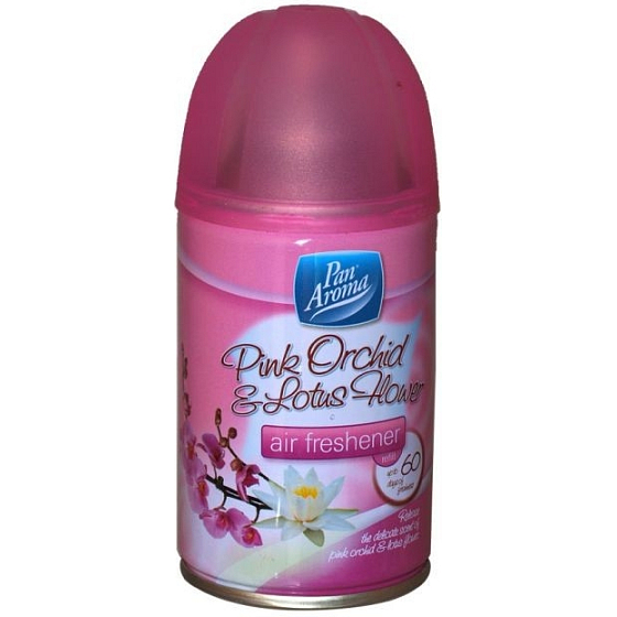 Pan Aroma Różowa Orchidea i Kwiat Lotosu odświeżacz powietrza zapas 250 ml