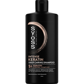 Syoss Keratin szampon dla delikatnych i łamliwych włosów, 440 ml