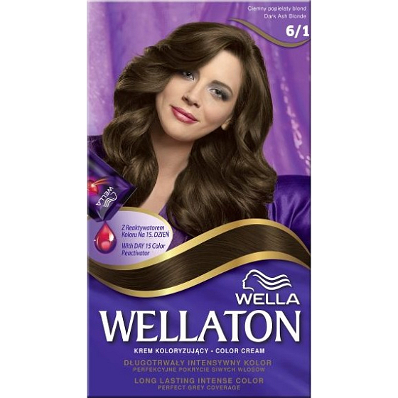 Wella Wellaton krémová barva na vlasy 6/1 Tmavá popelavá blond
