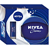 Nivea krém 250 ml + balzám na rty Classic 4,8 g, pro ženy kosmetická sada