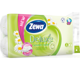 Zewa Deluxe Kamila Komfort 3-warstwowy papier toaletowy, 8 rolek, 19,3 m rolka