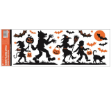 Folia okienna bez kleju z brokatem Halloween 59 x 21 cm č.4