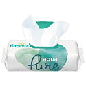 Pampers Pure Aqua vlhčené ubrousky z bio bavlny, bez alkoholu a parfemace pro děti 48 kusů