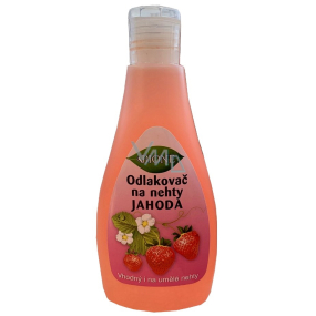 Bione Cosmetics Jahoda odlakovač vhodný i na umělé nehty 200 ml