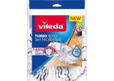 Vileda Turbo wkład z mikrofibry 3w1 o 40% większą wydajność czyszczenia