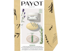 Payot Box Herbier Creme Universelle BIO krem uniwersalny do twarzy z olejkiem lawendowym 50 ml + Twardy krem odżywczy do ciała i twarzy z olejkiem eterycznym rozmarynu 1 szt. + Rękawica z lufu 1 szt., zestaw kosmetyczny 2022