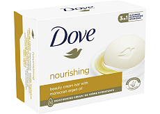 Dove twarde mydło Nourishing z olejem arganowym, 4× 90 g