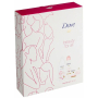 Dove Nourishing Secrets Rozzařující Rituál Lotosový květ a rýžová voda sprchový gel 250 ml + Invisible Care Floral Touch antiperspirant deodorant sprej 150 ml + Pink krémové toaletní mýdlo 100 g, kosmetická sada pro ženy