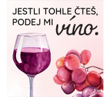 Albi Magnetka Jeśli to czytasz, podaj mi wino 6,5 x 6,5 cm