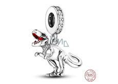 Zawieszka ze srebra próby 925 Dinosaurus Tyranosaurus - Rex, charms do bransoletki