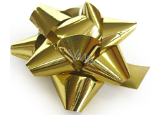Naklejka Gwiazdka Średnia Metal Złota 6,5 cm