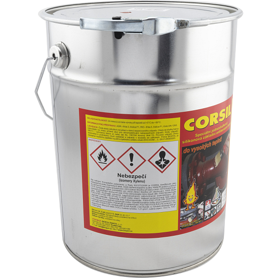 Corsil podstawowa farba antykorozyjna do temperatur 550 °C, 0840 czerwonobrązowa, 10 kg
