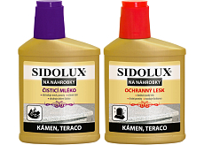 Sidolux mleczko czyszczące do nagrobków, 330 ml + preparat do pielęgnacji nagrobków, 250 ml