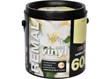 REMAL Vinyl Color mat omyvatelná barva na zeď, 600 vanilkově žlutá, 3,2 kg