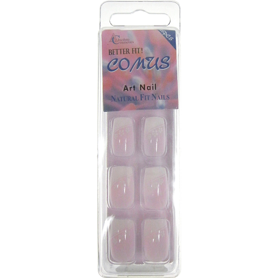 Absolute Cosmetics Comus Art Nail umělé nehty francouzská manikúra CM55 20 kusů