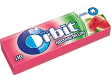 Wrigleys Orbit Melon Żelkówki bez cukru owocowe drażetki 10 sztuk 14 g