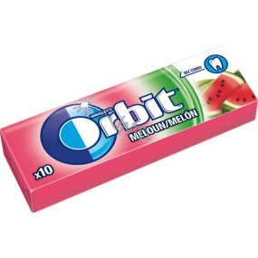 Wrigleys Orbit Melon Żelkówki bez cukru owocowe drażetki 10 sztuk 14 g