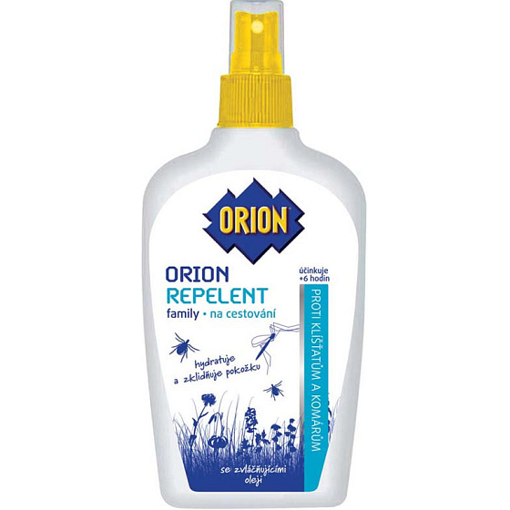 Orion Family repelent na cestování proti klíšťatům a komárům rozpašovač 100 ml
