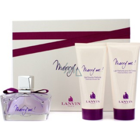 Lanvin Marry Me! parfémovaná voda pro ženy 75 ml + tělové mléko 100 ml + sprchový gel 100 ml, dárková sada