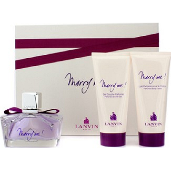 Lanvin Marry Me! parfémovaná voda pro ženy 75 ml + tělové mléko 100 ml + sprchový gel 100 ml, dárková sada