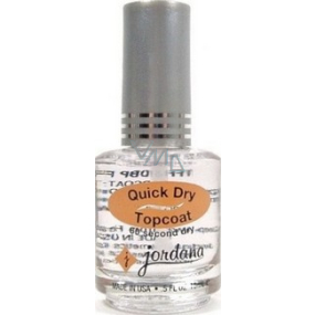 Jordana Lak na nehty rychle sušící Quick Dry Topcoat 406 15 ml Jordana Lak na nehty rychle sušící Quick Dry Topcoat 406 15 ml