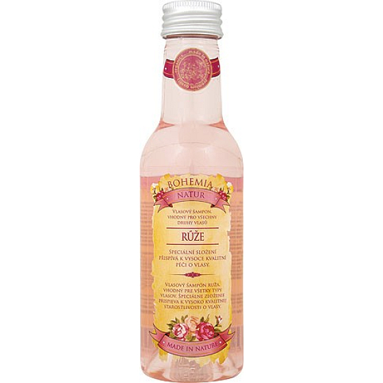 Bohemia Gifts Rosarium s extrakty z šípků a květů růže šampon na vlasy 200 ml