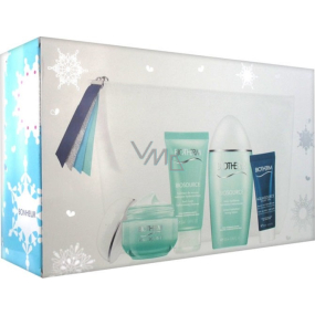 Biotherm Aquasource Hydration Cream 50 ml + Aquasource Night Balm 20 ml + Biosource Toning Lotion 100 ml + Biosource Hydra-Toning Cleanser 50 ml + kosmetická taštička, kosmetická sada Biotherm Aquasource Hydration Cream 50 ml + Aquasource Night Balm 20 ml + Biosource Toning Lotion 100 ml + Biosource Hydra-Toning Cleanser 50 ml + kosmetická taštička, kosmetická sada