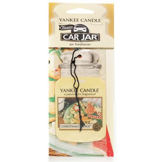 Yankee Candle Christmas Cookie - Vánoční cukroví Classic vonná visačka do auta papírová 12 g