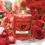 Yankee Candle True Rose - Opravdová růže vonná svíčka Classic velká sklo 623 g