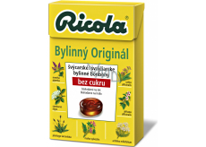 Ricola Original szwajcarskie ziołowe cukierki bez cukru z witaminą C z 13 ziół 40 g