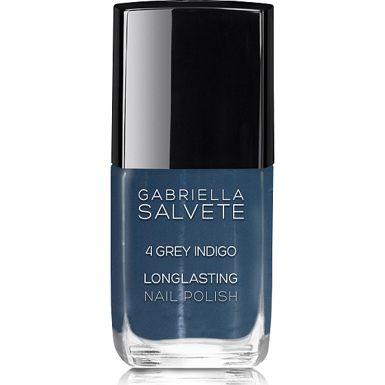 Gabriella Salvete Longlasting Enamel dlouhotrvající lak na nehty s vysokým leskem 04 Grey Indigo 11 ml