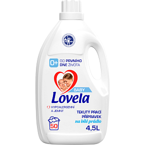 Lovela Baby Bílé prádlo prací gel, 50 praní, 4,5 l