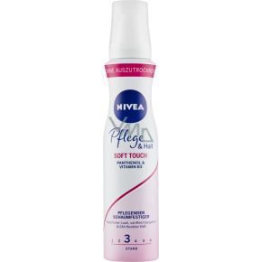 Nivea Care & Hold Soft Touch piankowe utrwalacz, utrwalenie 3, 150 ml