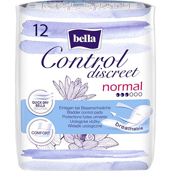 Bella Control Discreet Normal wkładki urologiczne 12 sztuk