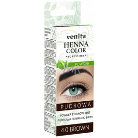 Venita Henna Color Powder barwiący proszek do brwi 4.0 Brązowy 4 g