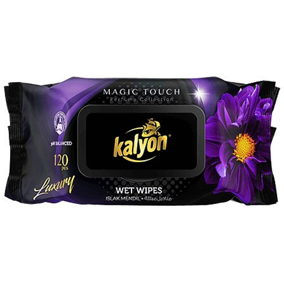 Kalyon Luxury Magic Touch luxusní vlhčené ubrousky 120 kusů