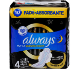 Always Ultra Secure Night Protection wkładki higieniczne z skrzydełkami 10 sztuk