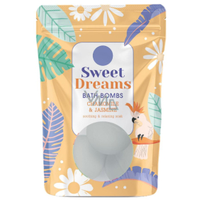 Elysium Spa Sweet Dreams musujące kule do kąpieli 3 x 50 g Elysium Spa Sweet Dreams musujące kule do kąpieli 3 x 50 g