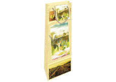 Nekupto Torba prezentowa na butelkę 10 x 33 x 8,5 cm Białe wino