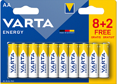 Varta Energy AA baterie, 8+2 szt.