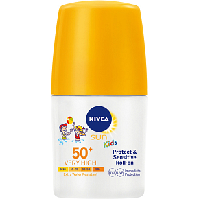Nivea Sun Kids Sensitive protect & play OF 50 mleczko do opalania dla dzieci, 50 ml