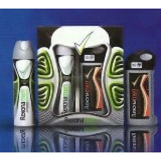 Rexona Men Dry Quantum antiperspirant sprej 150 ml + Instink sprchový gel 200 ml, kosmetická sada