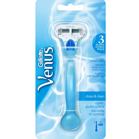 Gillette Venus Classic holicí strojek + náhradní hlavice 1 kus pro ženy