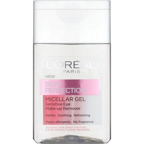Loreal Paris Skin Perfection 5v1 micelární gel pro citlivé oči 125 ml