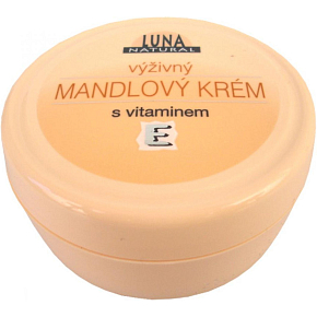 Luna Natural Vitamín E mandlový výživný krém, 200 ml