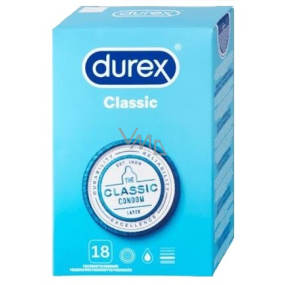 Durex Classic klasyczny kondom nominalna szerokość: 56 mm 18 sztuk