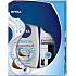 Nivea Coconut Sensation krémový sprchový gel 250 ml + Invisible Black & White Pure antiperspirant deodorant sprej 150 ml, pro ženy kosmetická sada