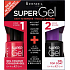 Rimmel London Super Gel by Kate lak na nehty 041 Darling Dahlia 12 ml + Super Gel Top Coat krycí lak na nehty 001 Transparent 12 ml, duopack