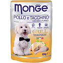 Monge Dog Grill kuře, krůta kapsička 100 g