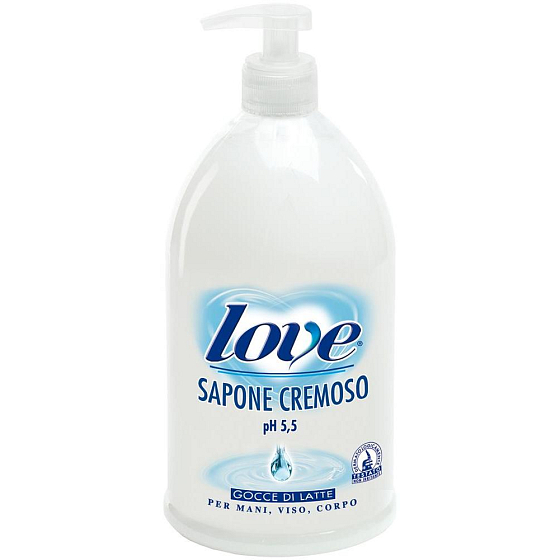 Madel Love Sapone Cremoso Gocce Di Latte tekuté mýdlo dávkovač 1 l
